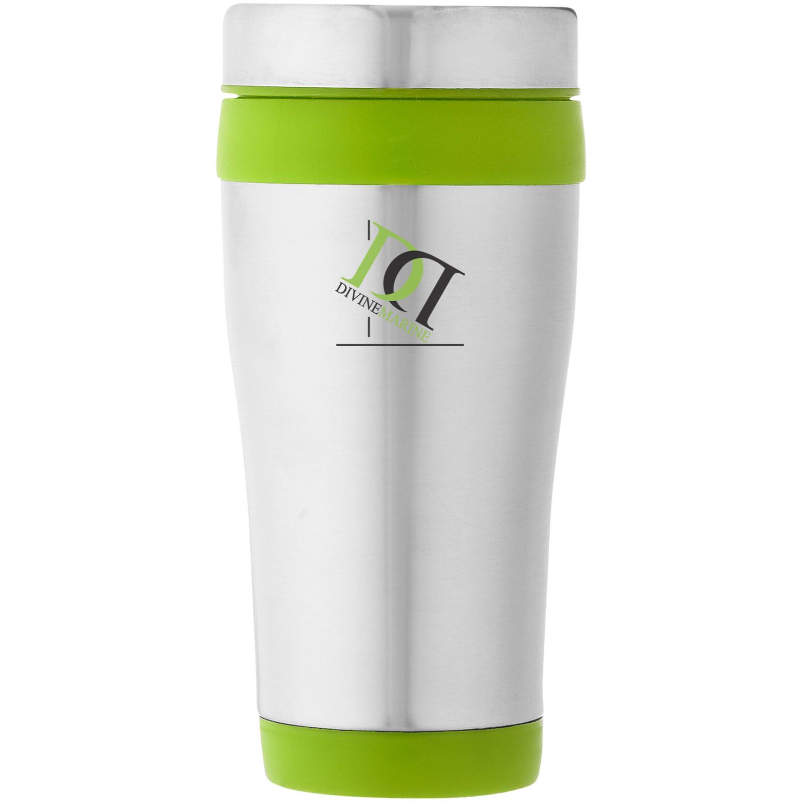 Elwood 410 ml Isolierbecher - silber -  lindgrün-929