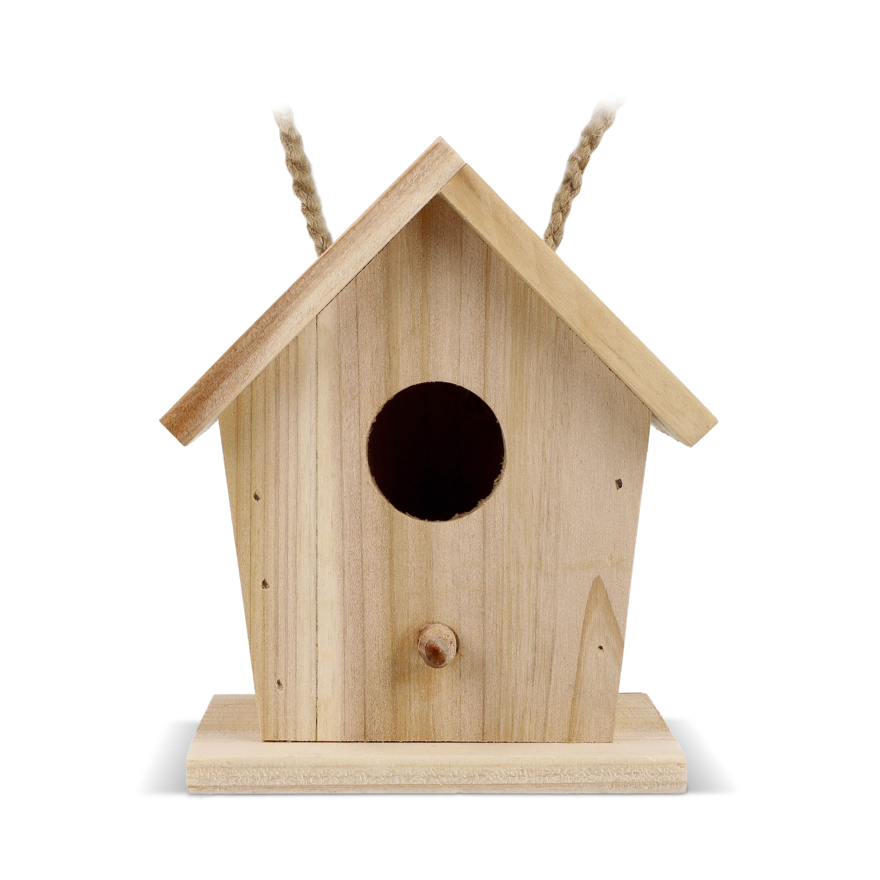 Kleines Vogelhäuschen aus FSC-Holz - natur-434