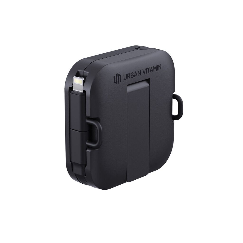 Urban Vitamin San Jose 100W-Halter mit einziehbarem Kabel - schwarz-491