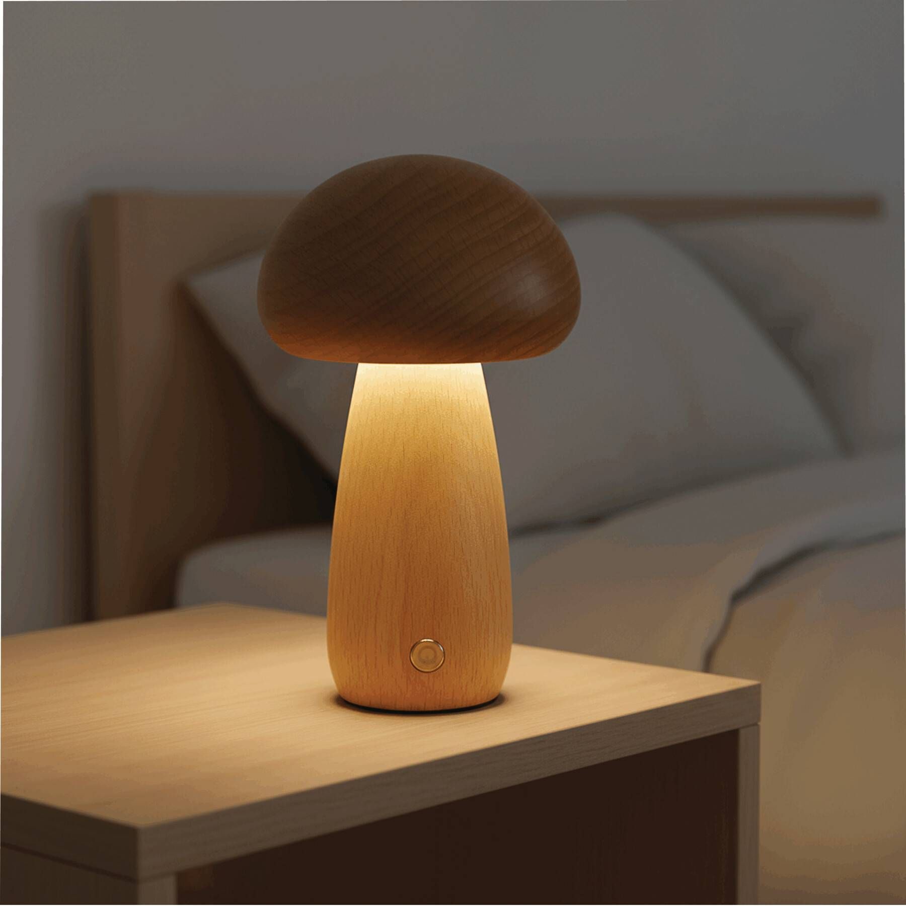 LED-Tischlampe MOSSLIGHT - braun-610
