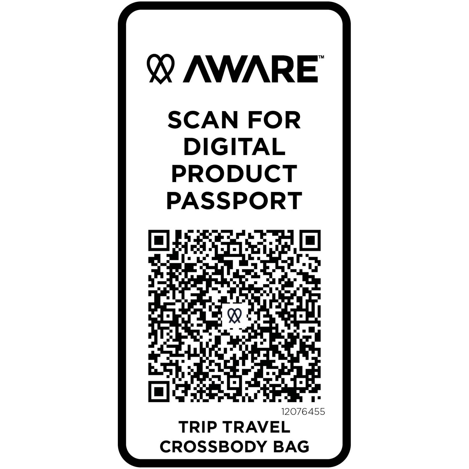 Trip Aware Recycelte Reisetasche mit Schultergurt 1 L  - hale blau-534