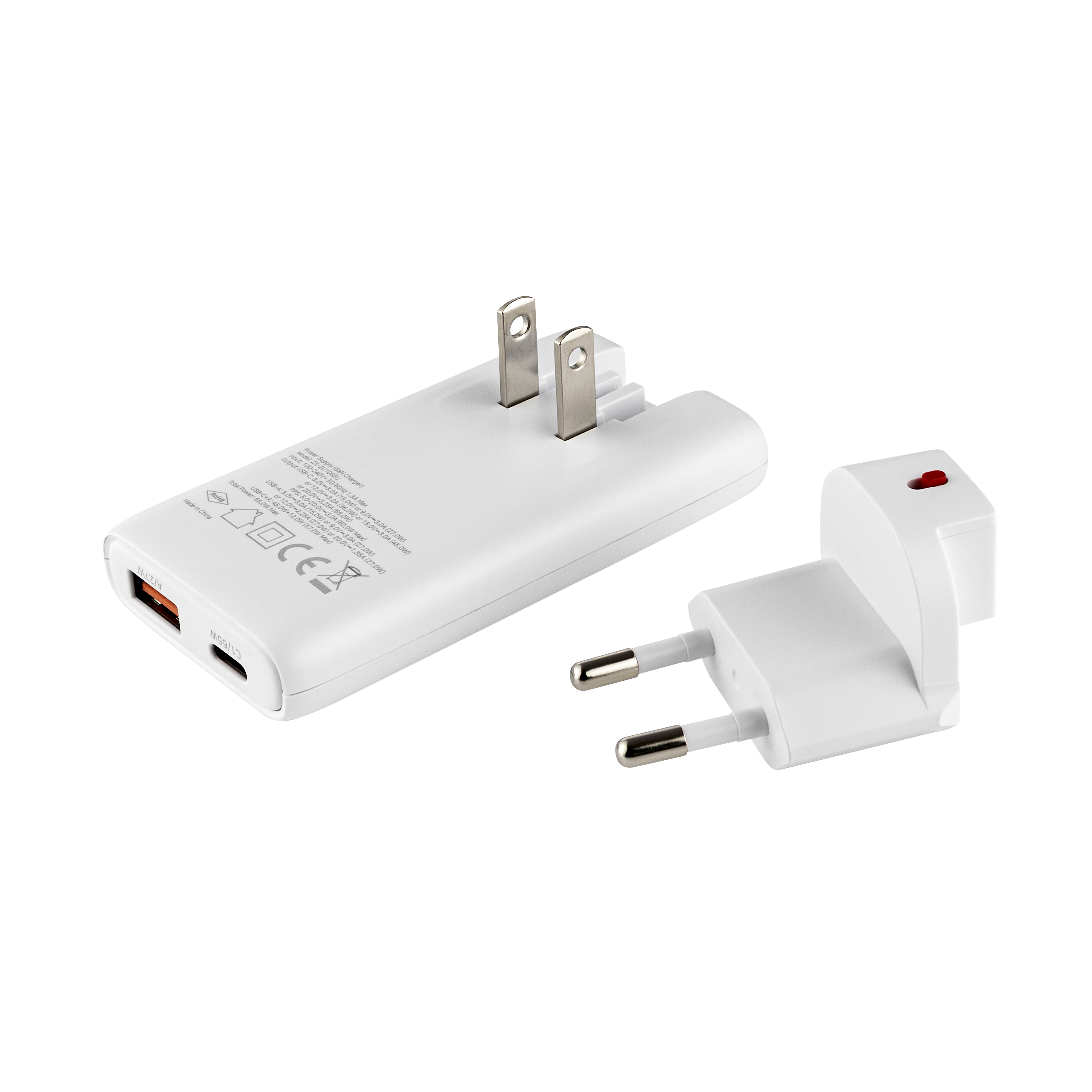 Metmaxx® Wallcharger "SlimChargePro65" - weiß-595