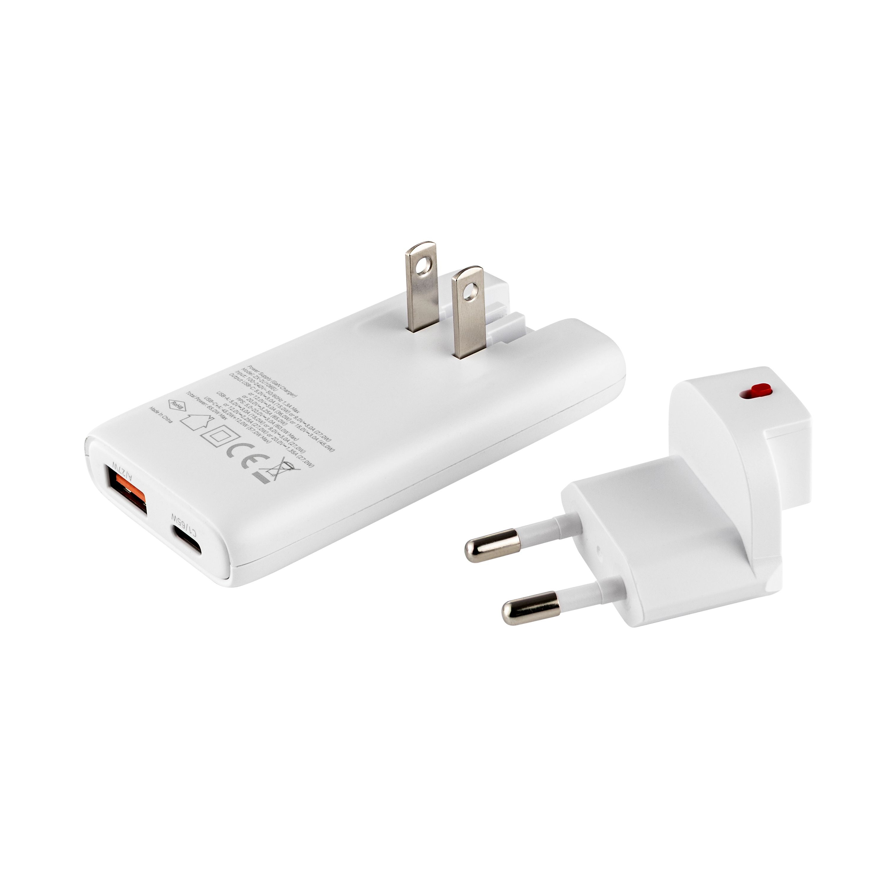 Metmaxx® Wallcharger "SlimChargePro65" - weiß-595