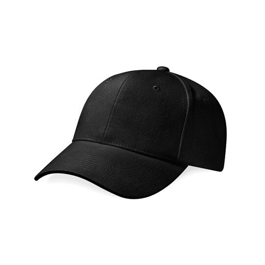 Pro-Style Heavy Brushed Cotton Cap - black-612