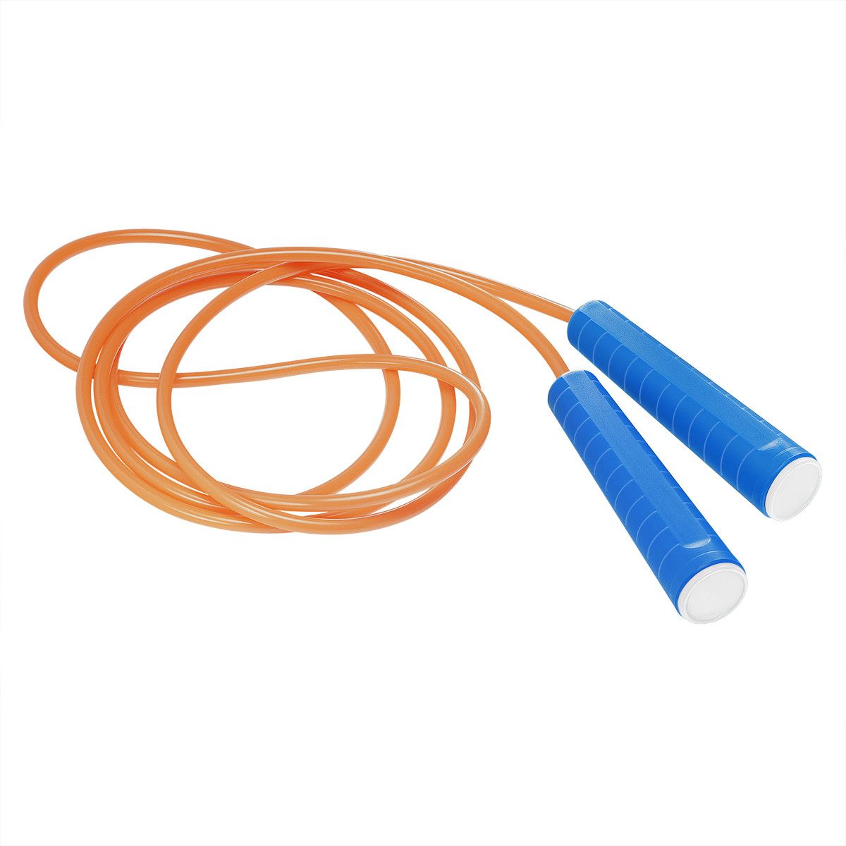 Springseil - blau, weiß, neonorange-516