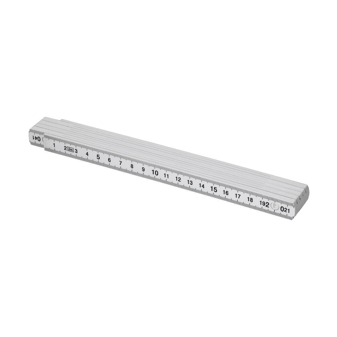 Zollstock Dimension 2 m - weiß-165
