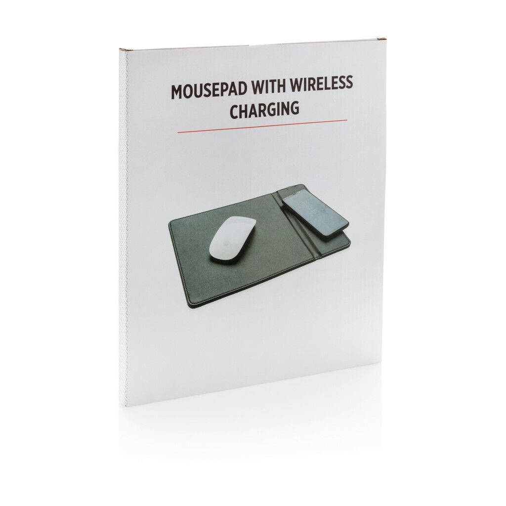 Mousepad mit Wireless-5W-Charging Funktion - schwarz-585