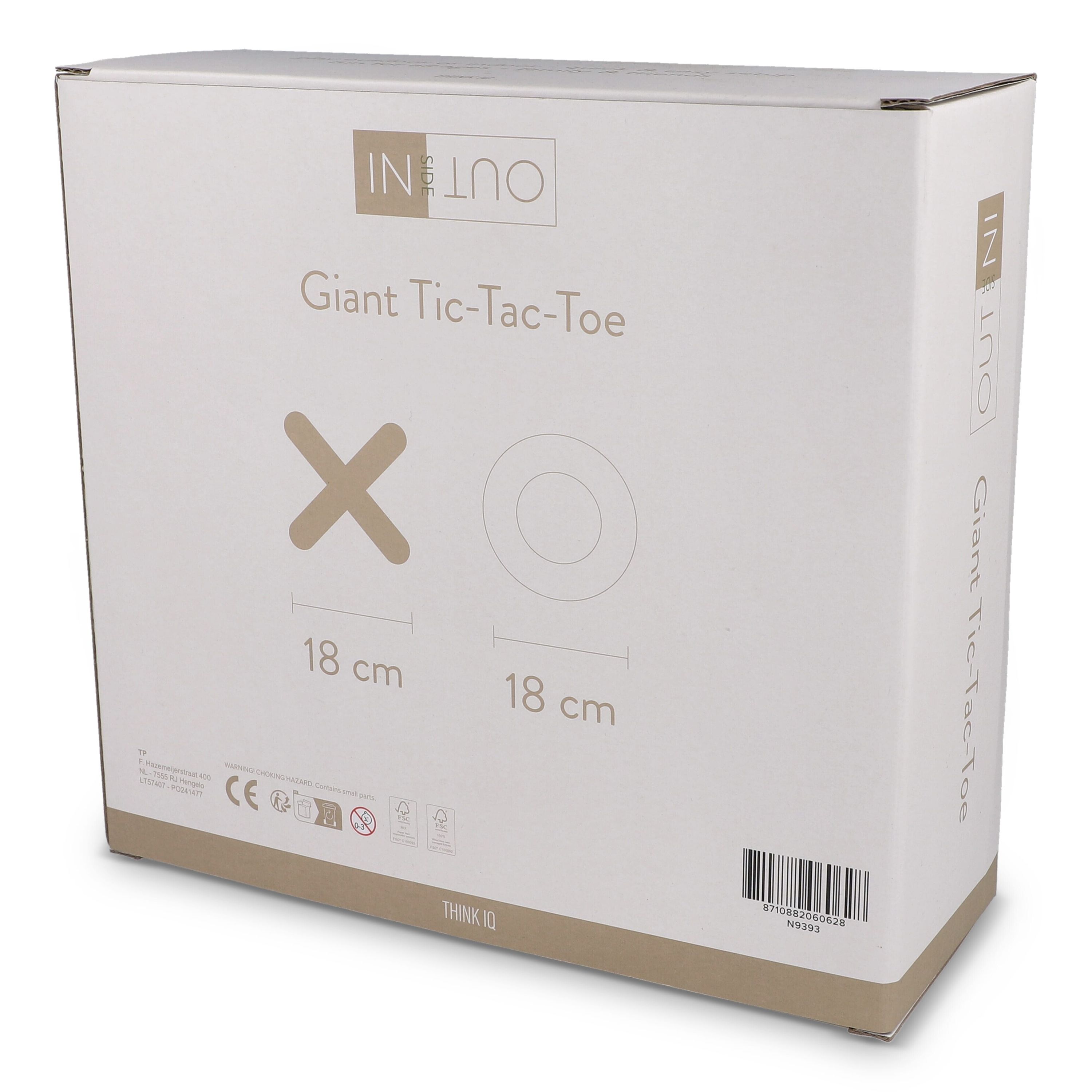 InSideOut Riesiges Tic Tac Toe - holz  -  holz-94