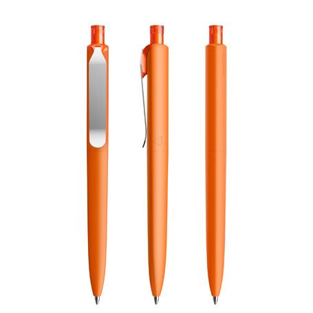 prodir DS8 Soft Touch PSR Push Kugelschreiber Metall-Clip - orange-799