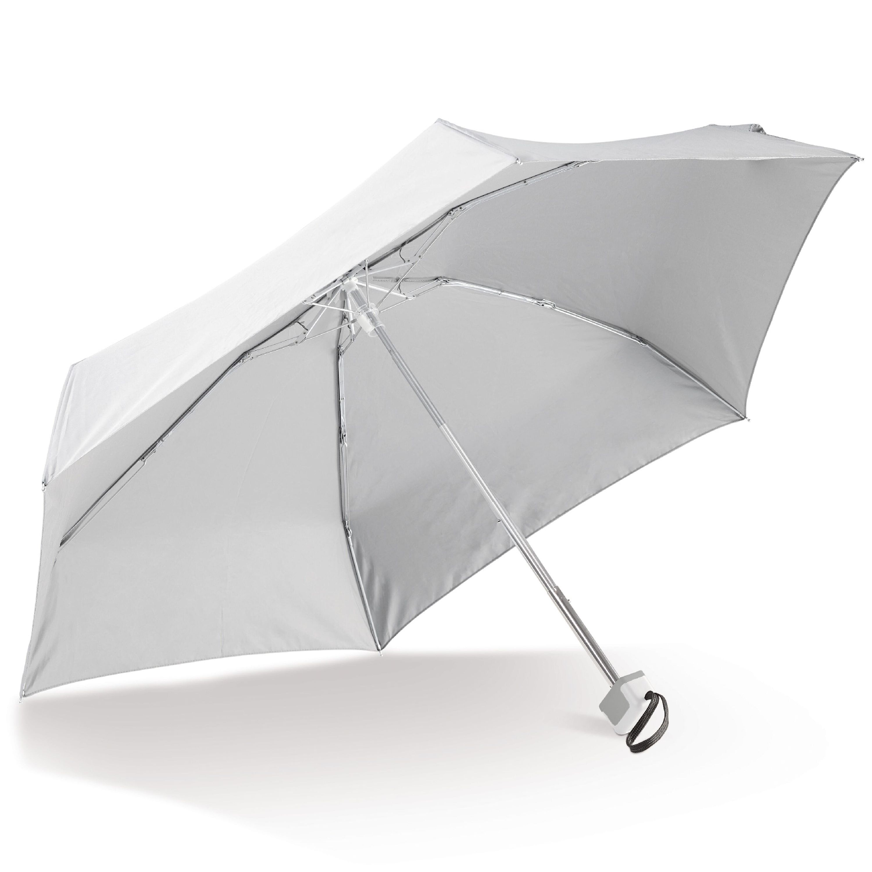 Ultraleichter 21” Regenschirm mit Hülle - weiss-239