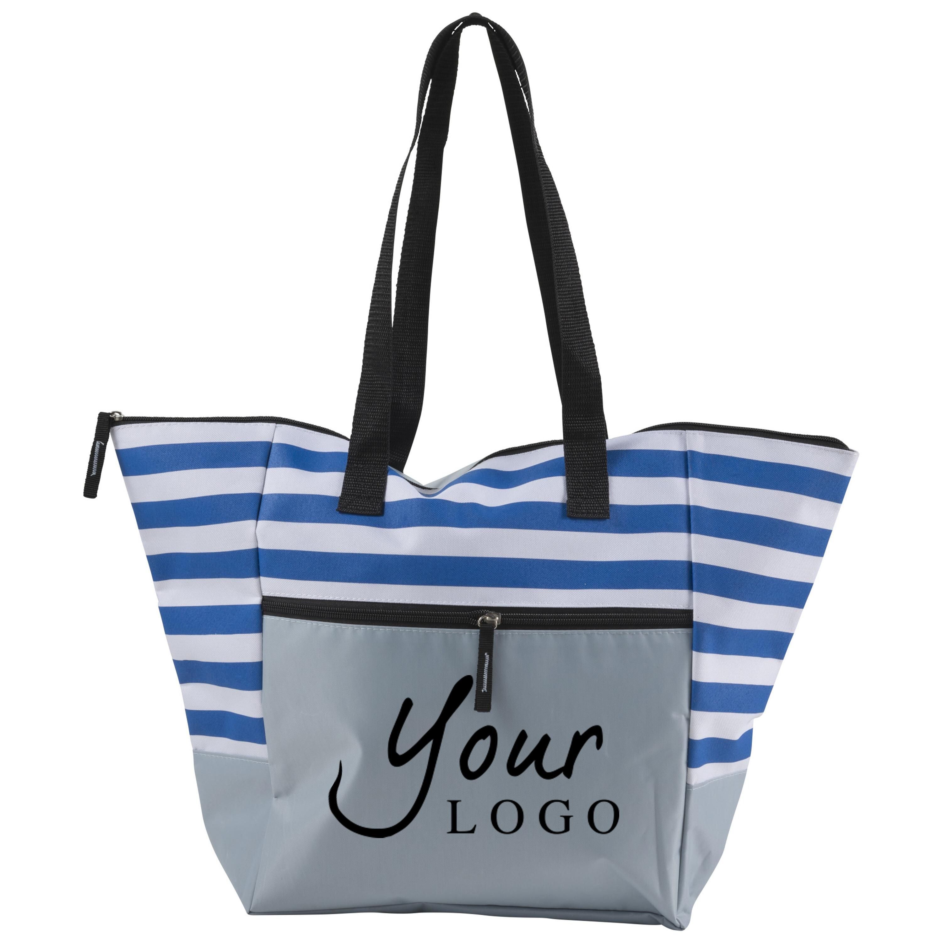 Strandtasche aus Polyester Gaston - blau-405
