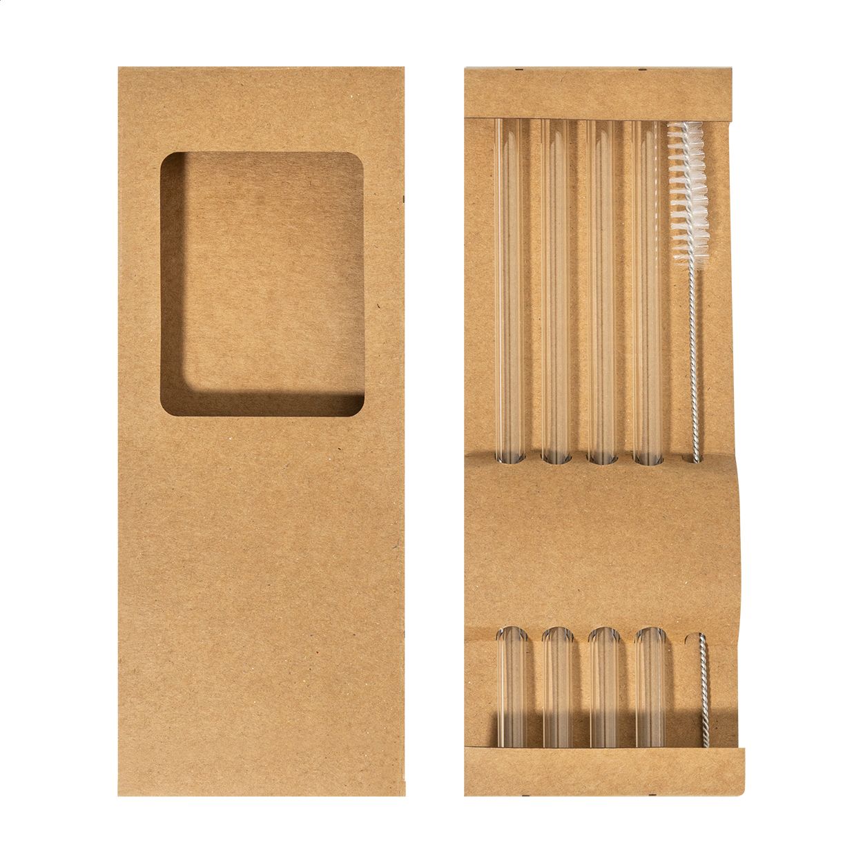 Borosip Glas-Trinkhalmset - transparent-741