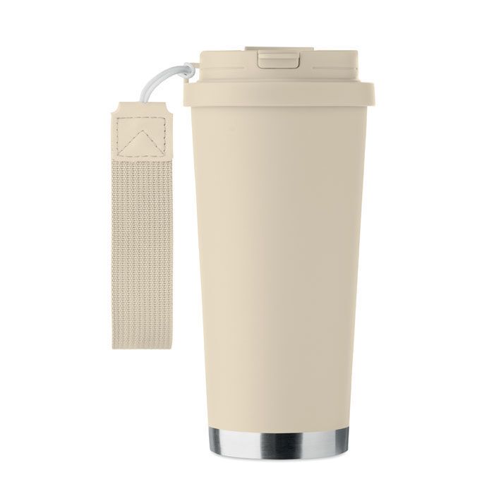 Doppelwandiger Trinkbecher 500m TOPAZ LARGE - beige-217