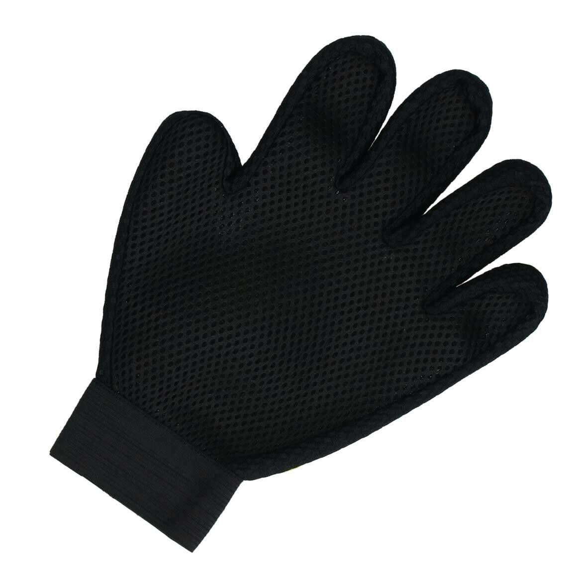 Fellpflegehandschuh Pet - schwarz - grau-502