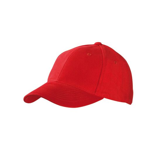 6-Panel Raver Cap Laminated - signal red-668