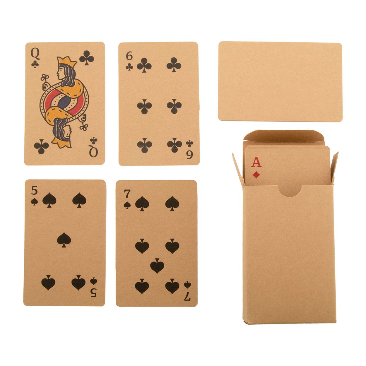 CreaCard Eco Individuelle Spielkarten - natur-70