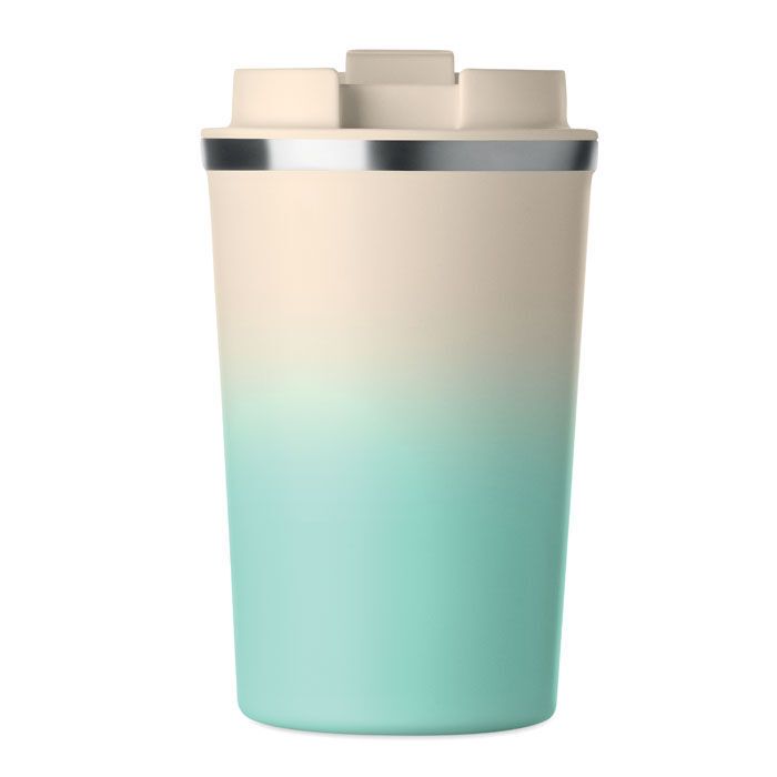 Doppelwandiger Becher 350 ml BRACE GRADIENT - mintgrün-377