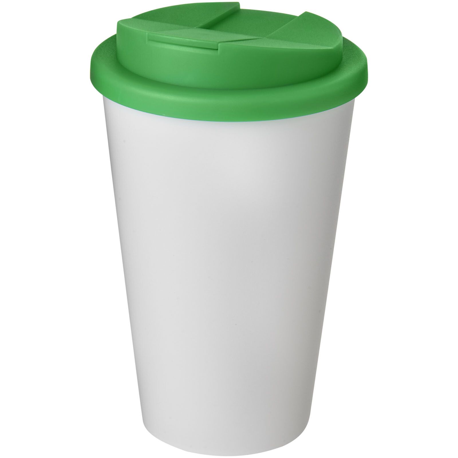 Americano 350 ml Isolierbecher mit auslaufsicherem Schraubverschluss - weiss -  grün-930