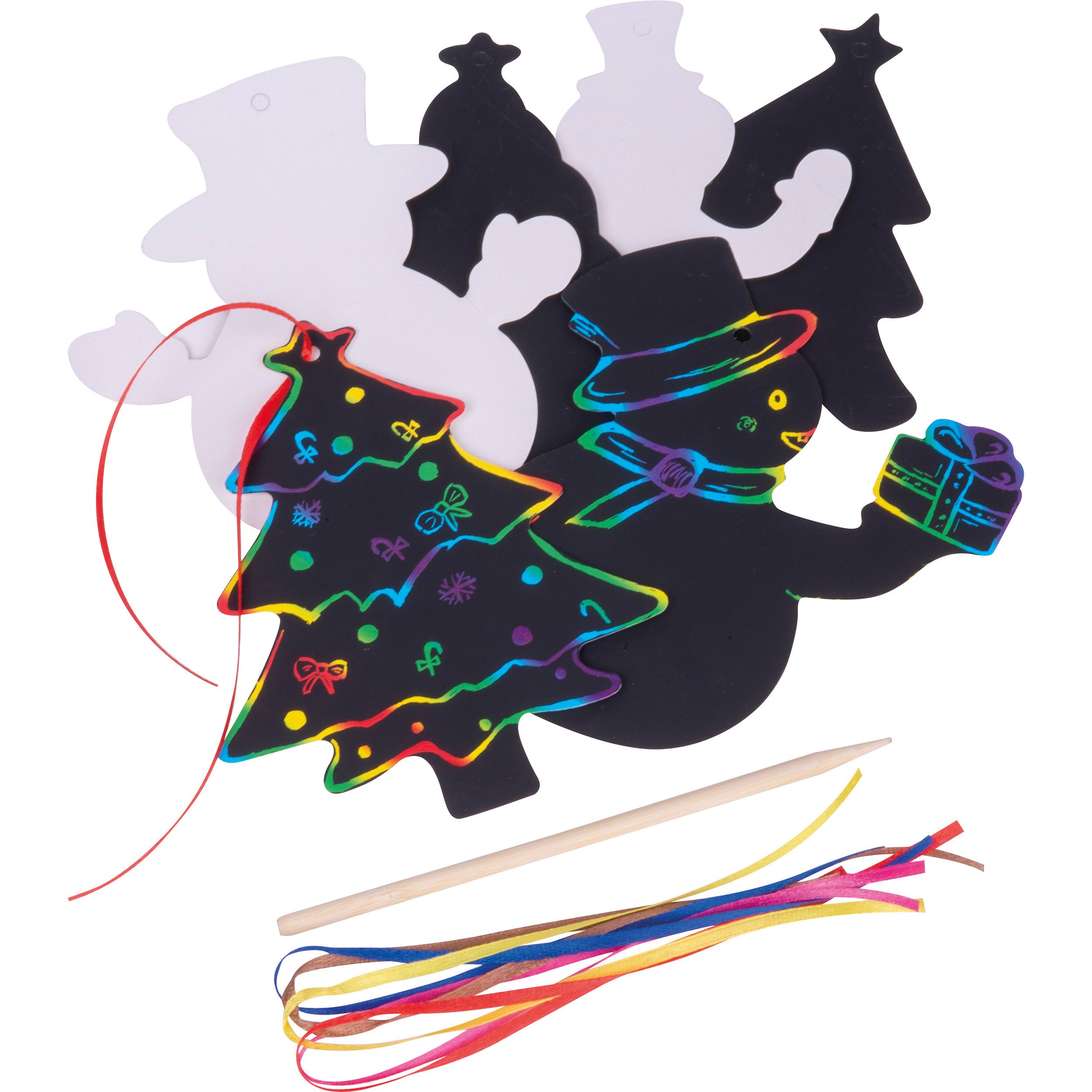Kratz-Weihnachtsanhänger South Pole - mehrfarbig-717