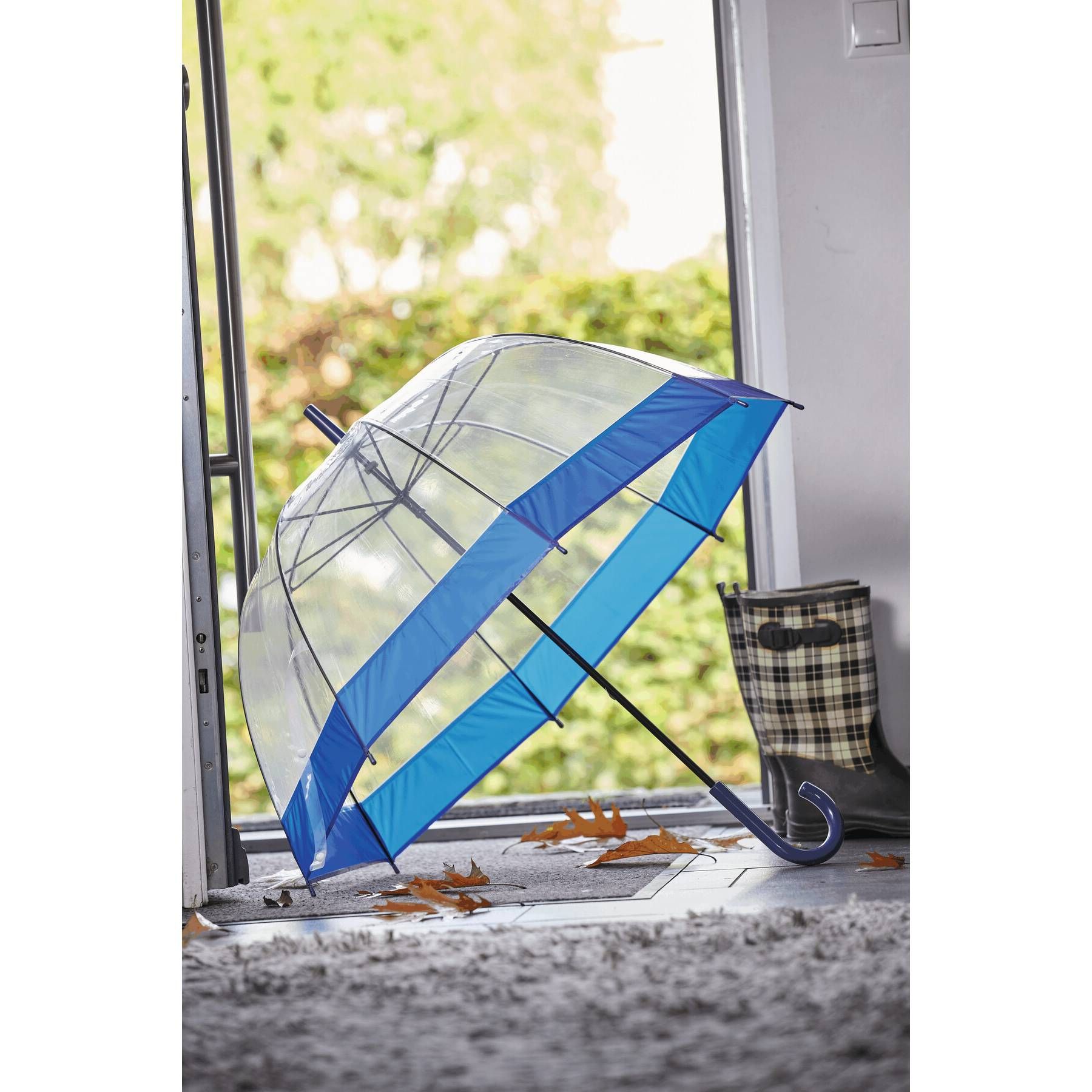 Glockenschirm HONEYMOON - blau - transparent-412