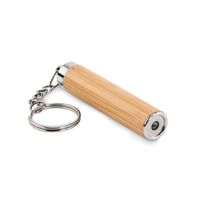 Schlüsselring mit Taschenlampe PIANTI - holz-981