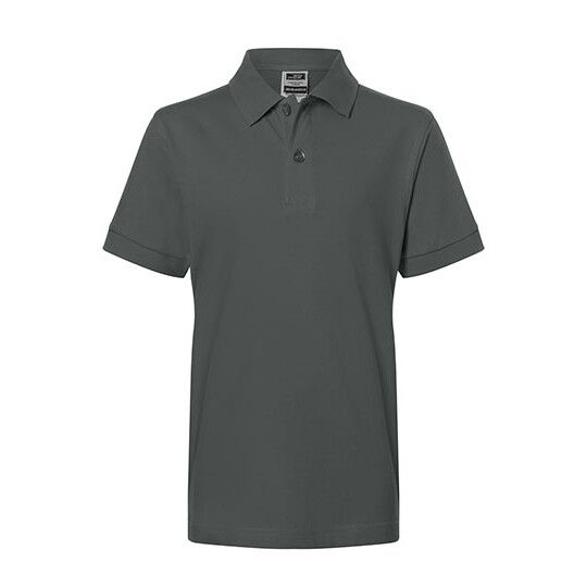 Junior Classic Polo - graphite solid-529