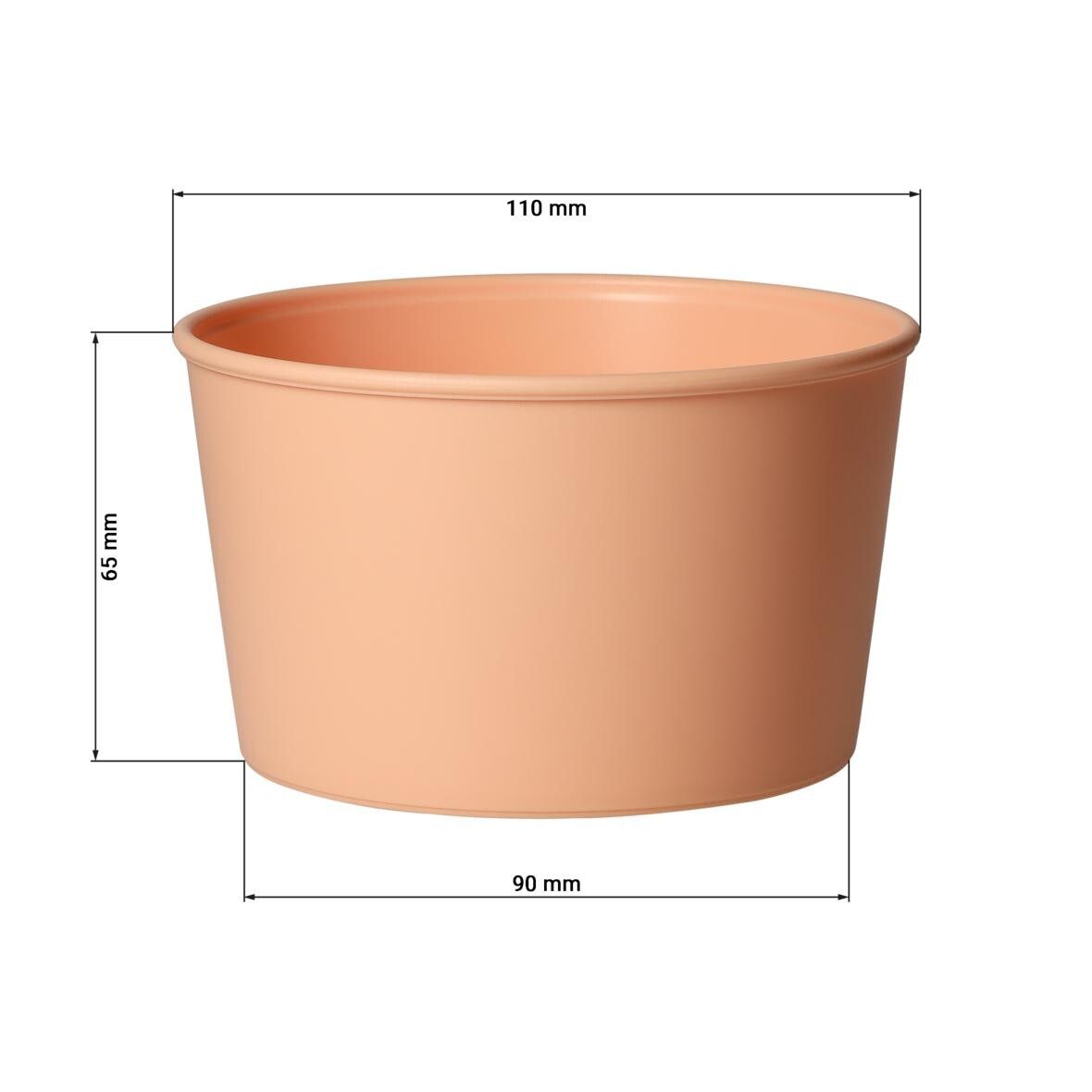 Mehrwegbecher ToGo, 460 ml, elastoNature - schiefer-561