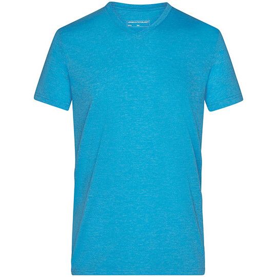 Men´s Heather T-Shirt - turquoise melange-164