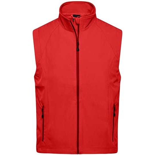 Men´s Softshell Vest - red-290