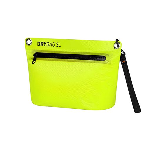 Reißverschluss-Tasche DRYBAG - neon gelb-645