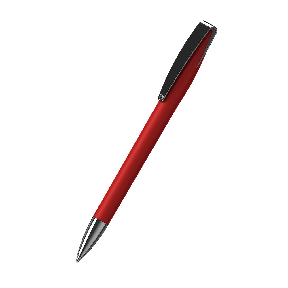 Drehkugelschreiber Cobra softtouch MMn - softtouch rot-222