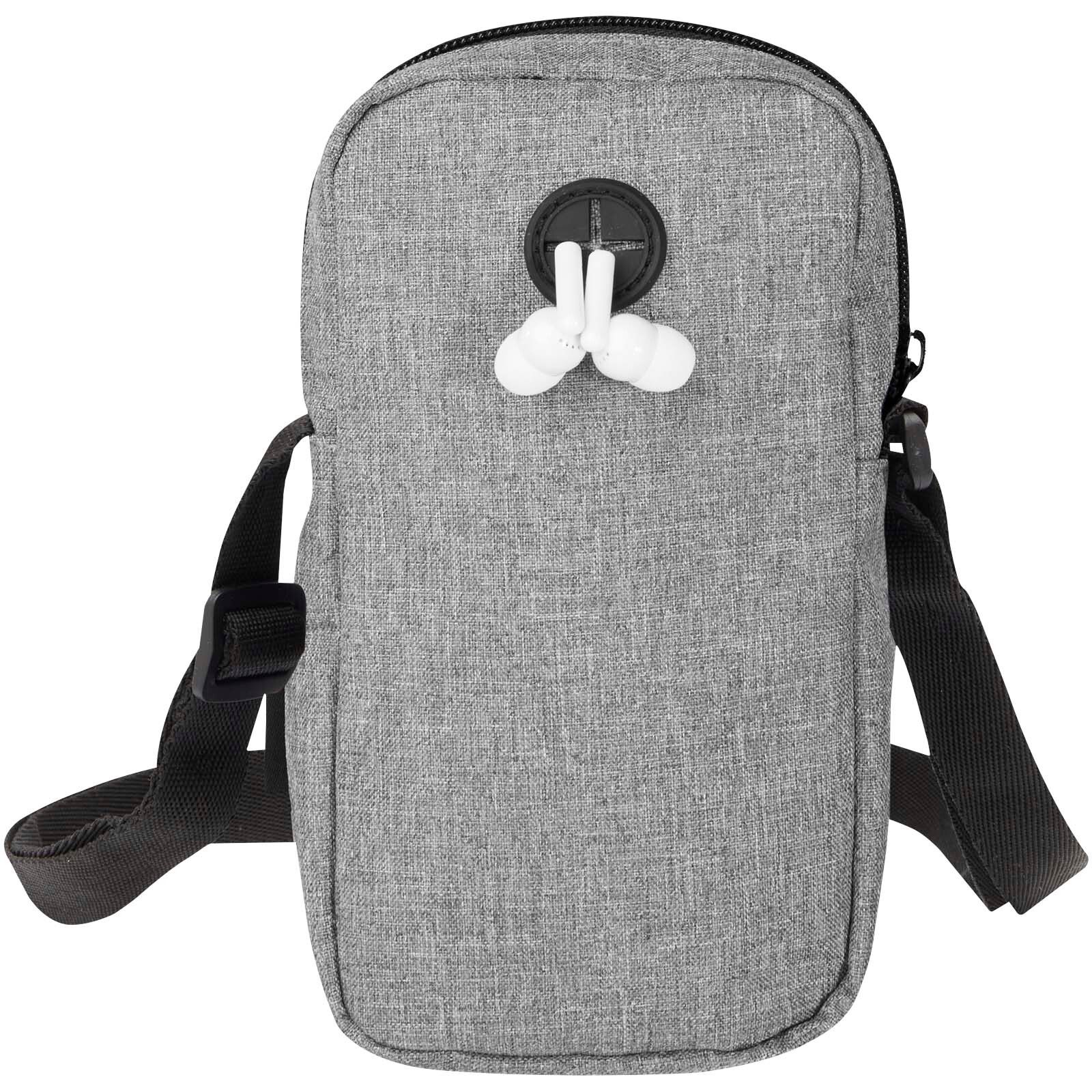 Ross Handytasche aus recyceltem GRS-Material - heather grau-418