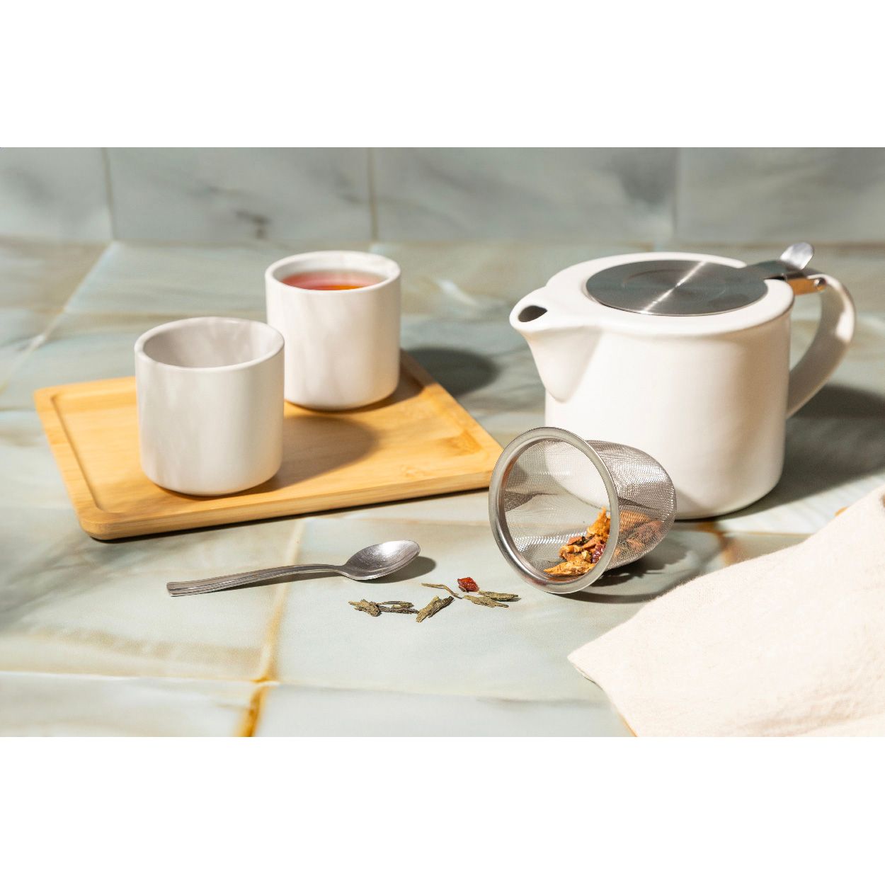 Gongmei Teeservice - weiß-532