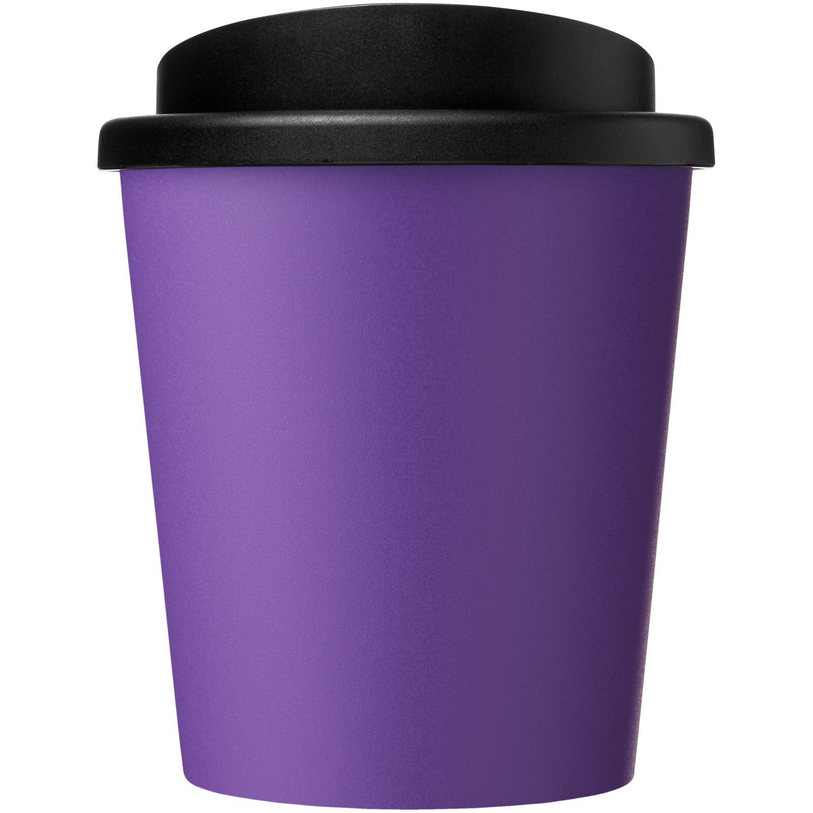 Americano Espresso 250 ml recycelter Isolierbecher  - lila -  schwarz-329