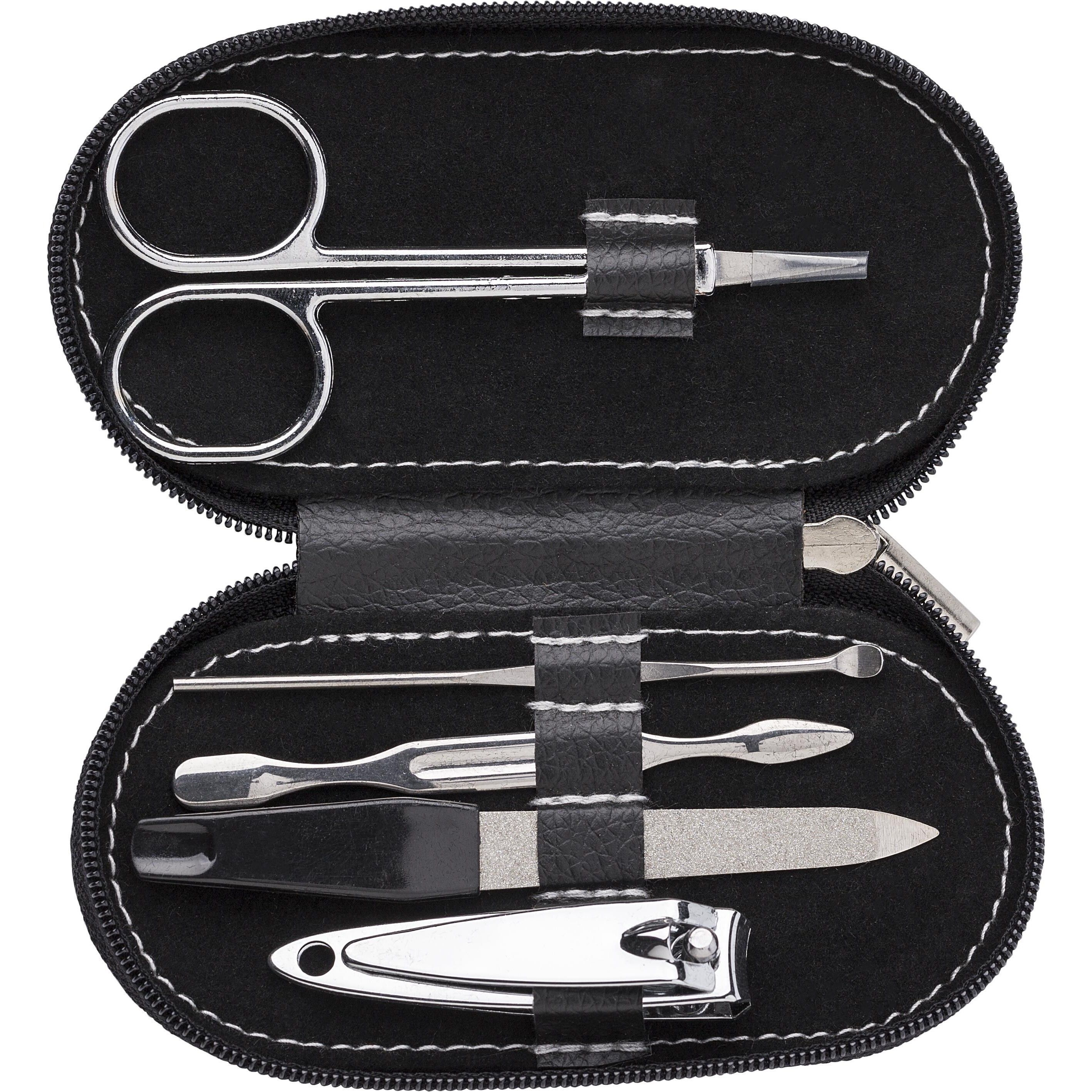 Maniküre-Set in Kunststoffbox Blake - schwarz-899