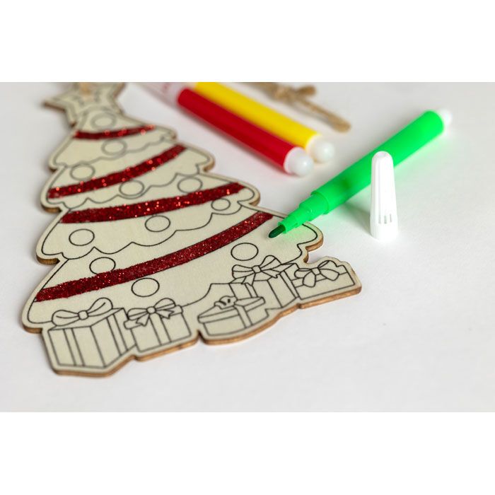 Weihnachtsschmuck Tanne COLORTREE - holz-165