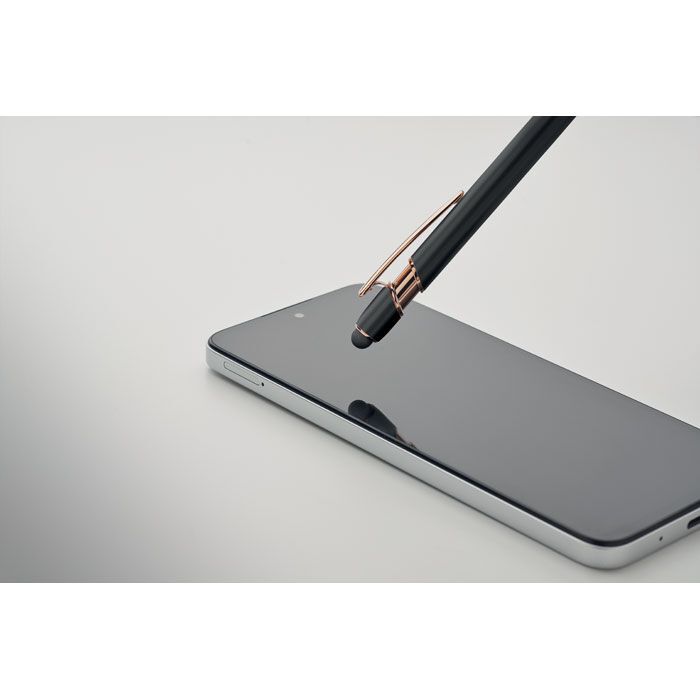 Druckkugelschreiber Aluminium SCRIBBLE - schwarz-279