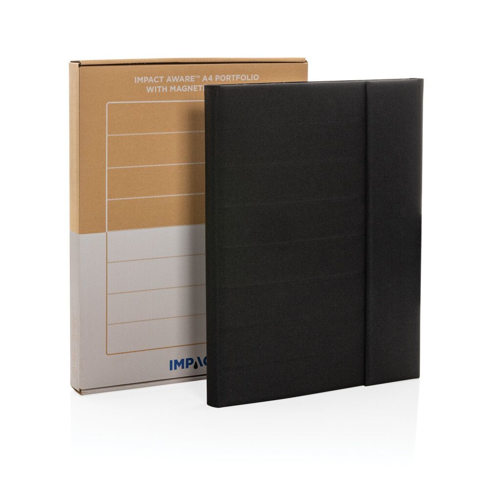 Impact Aware™ A4 Portfolio mit Magnetverschluss - schwarz-886