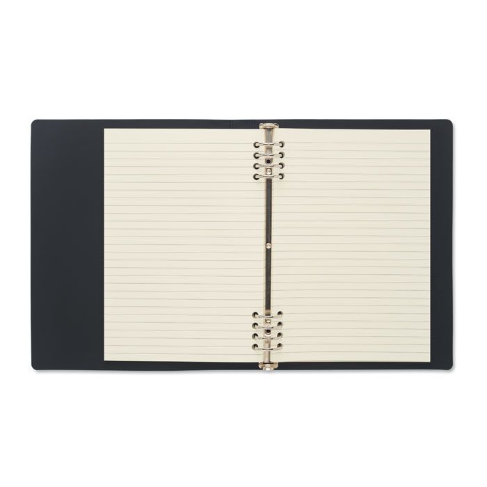 DIN A5 PU-Notizbuch SPIRABLE - schwarz-347