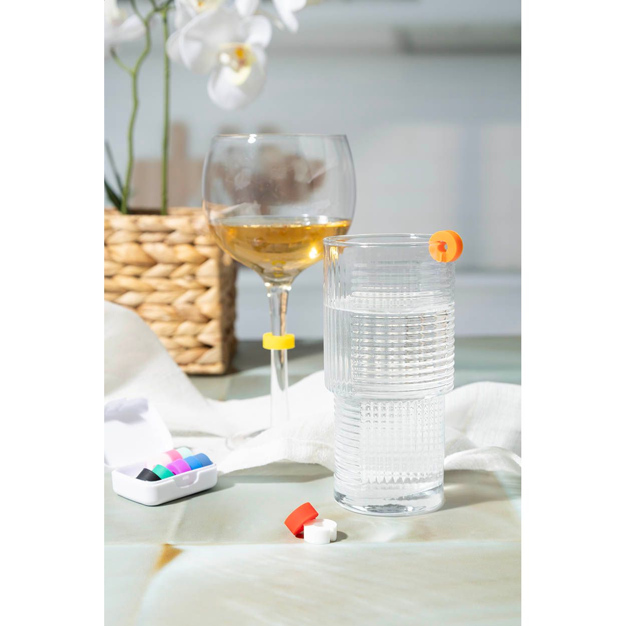 Cupperty Glasmarkiererset - weiß-207
