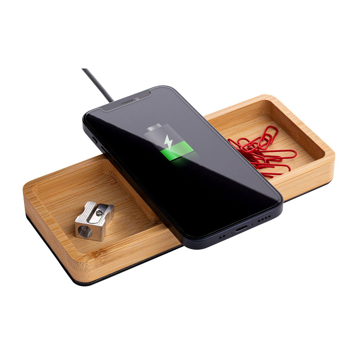 Desktop Organizer mit Wireless Charging BAMBOOCHARGE-530