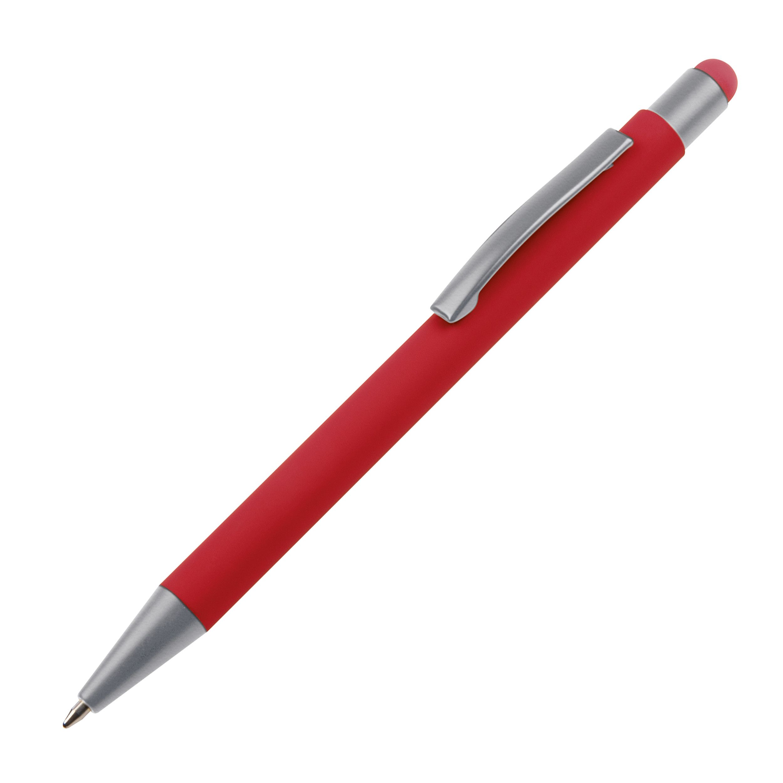 Metall Kugelschreiber mit Touch-Pen Salt Lake City - rot-382