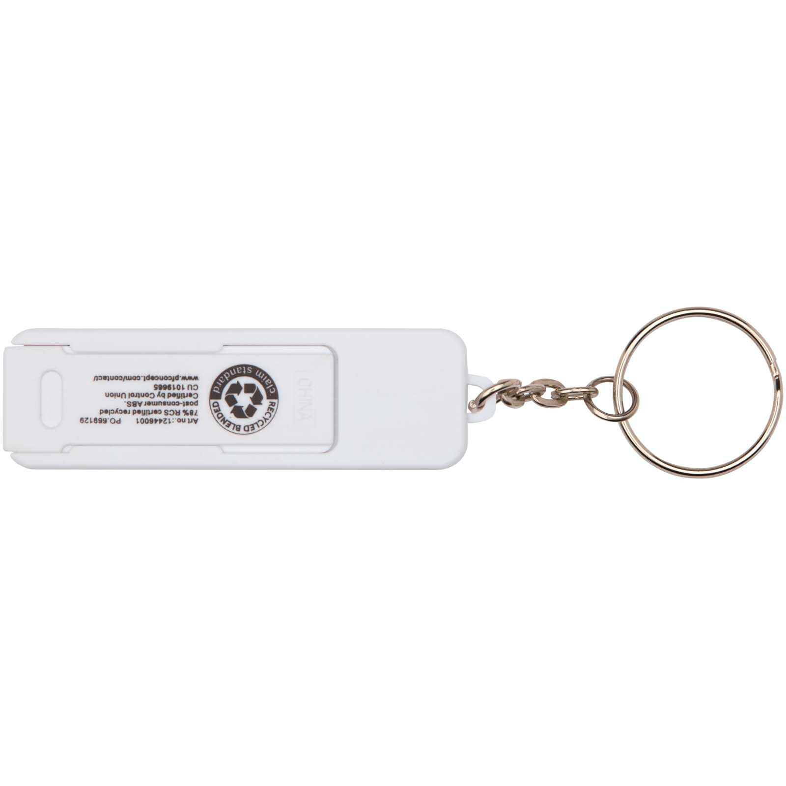 Aggia Telefonladestation aus recyceltem Kunststoff mit Fidget-Toy - weiss-536