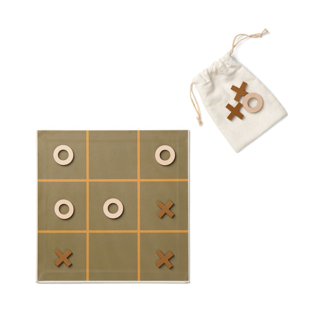 VINGA Coffee-Table Spielesammlung - braun-661