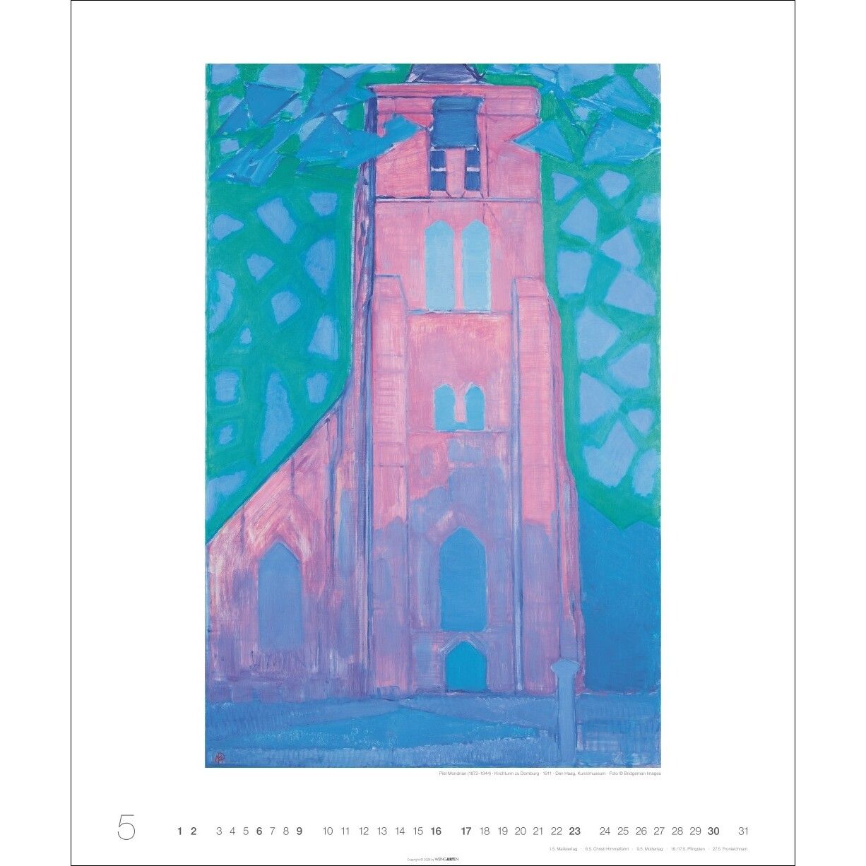 Kunst in Blau Edition - Kunst & Kultur Kalender-351