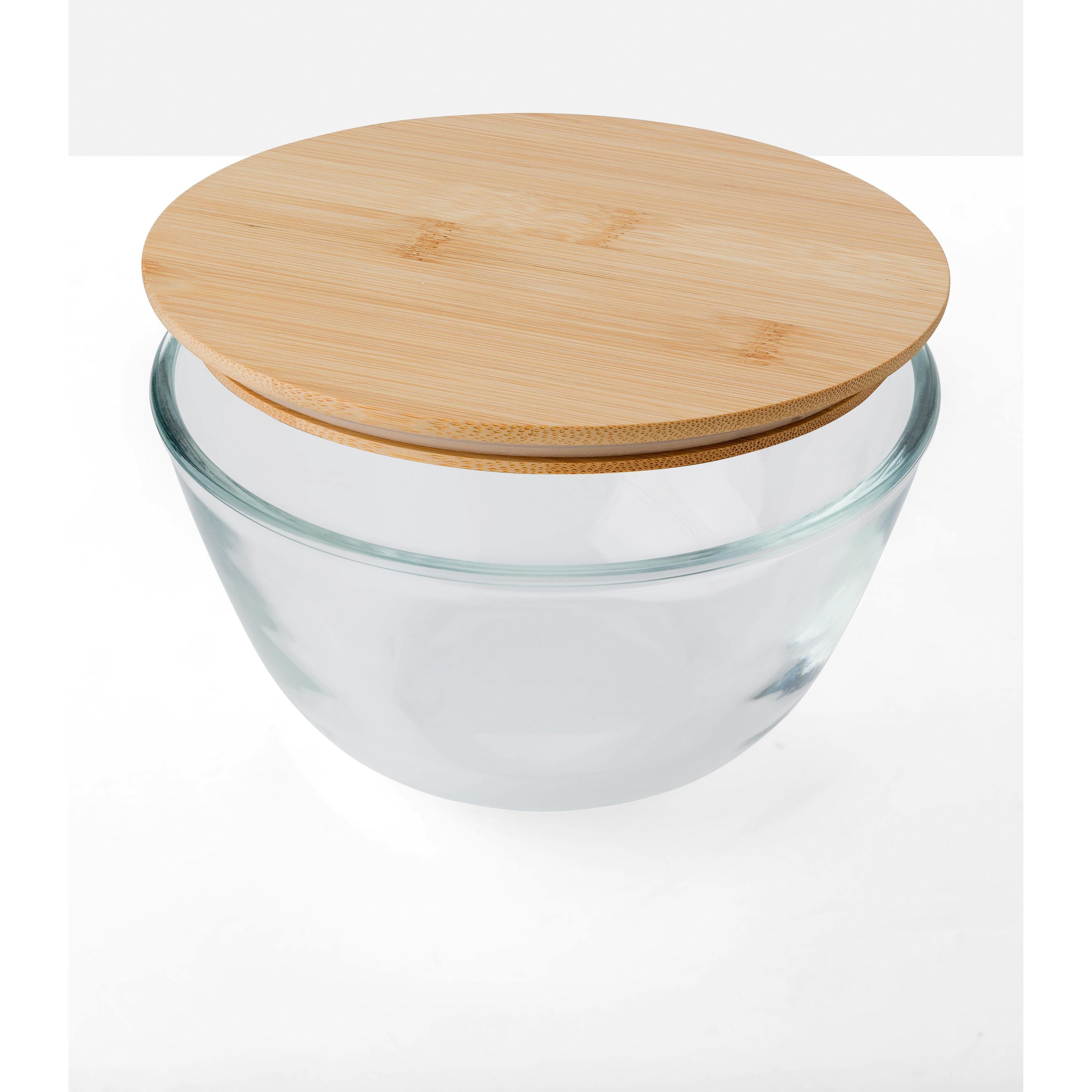 Salatschüssel aus Glas Isabeau - braun-230