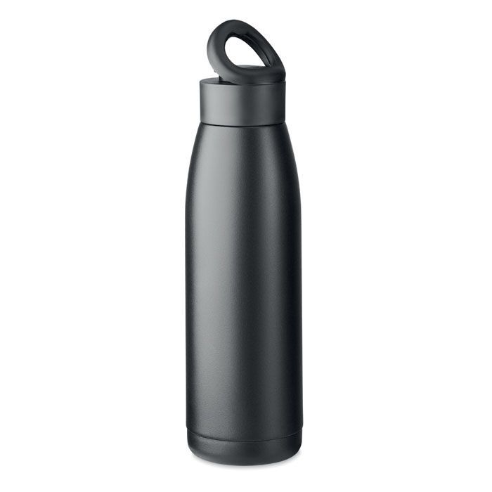 Doppelwandige Flasche 400 ml CALEFRIO - schwarz-361