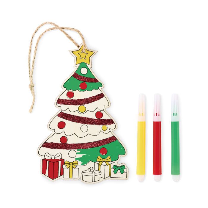 Weihnachtsschmuck Tanne COLORTREE - holz-825