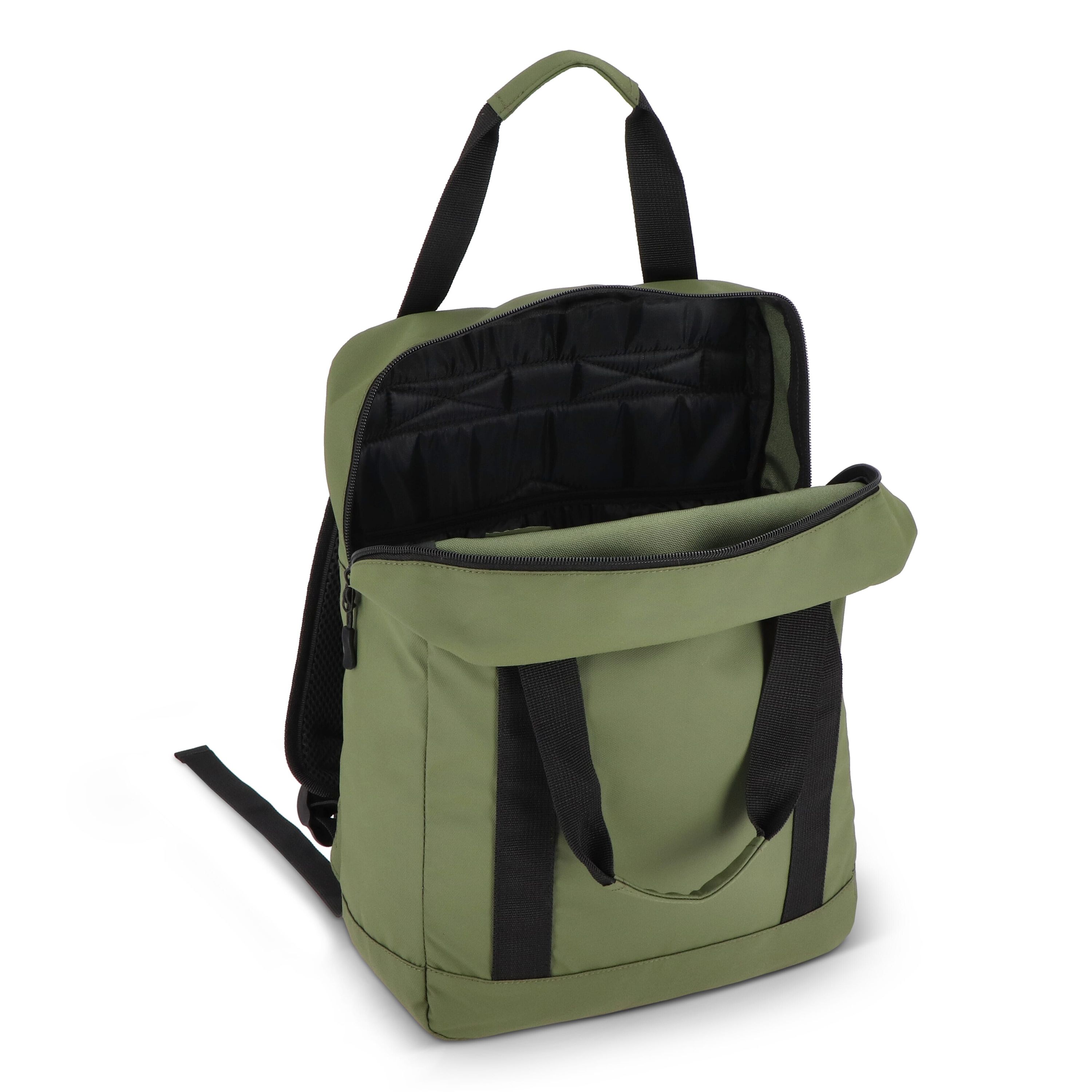 PU-beschichteter R-PET 600D Rucksack 12l - olivgrün-271