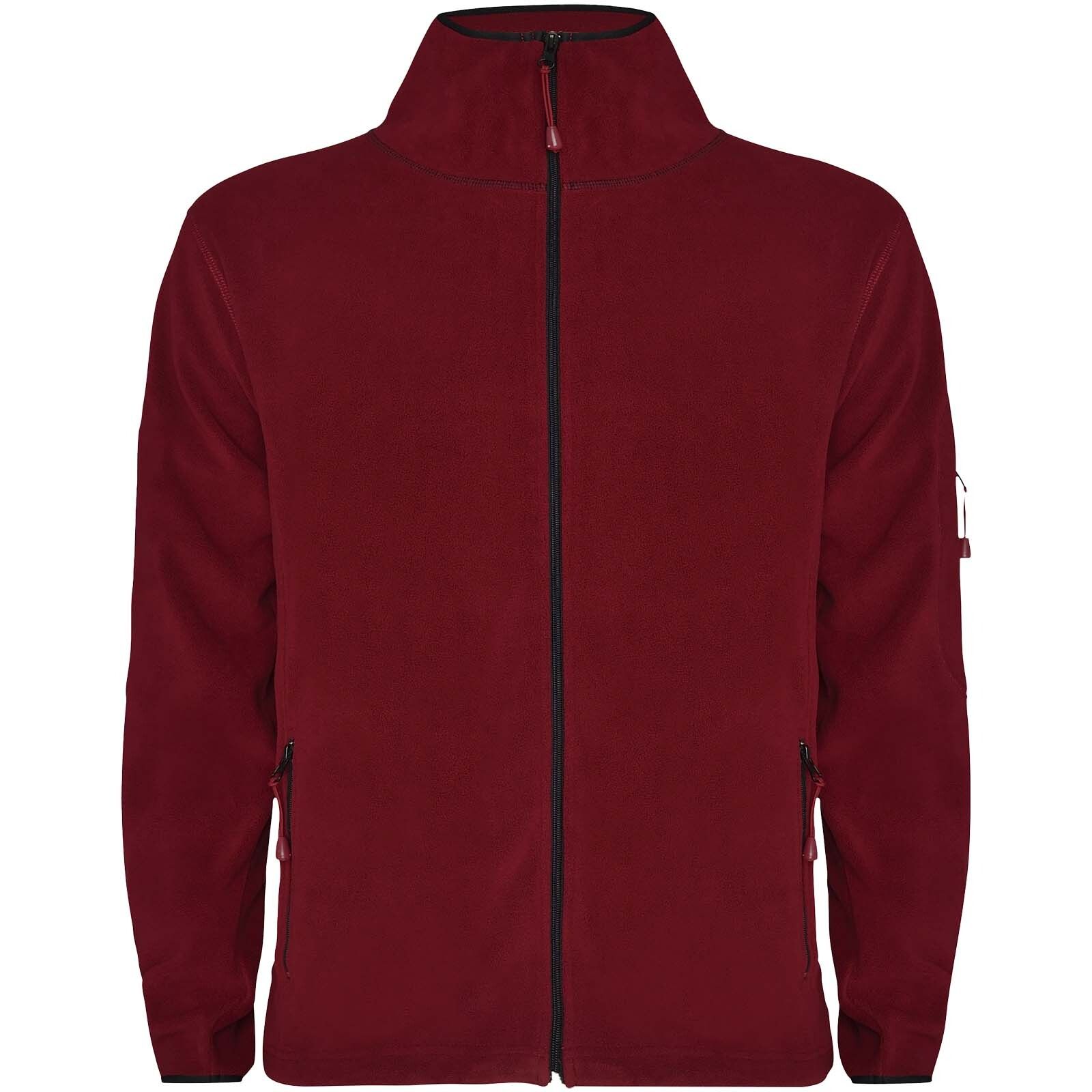 Luciane Microfleecejacke für Herren - granatrot - L-892